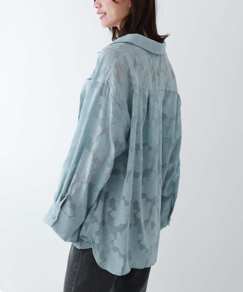 archives(アルシーヴ)の「シアージャガードシャツ(シャツ/ブラウス・レディース・ブルー/ブラック/アイボリー/グリーン・MEDIUM)」の20枚目の写真