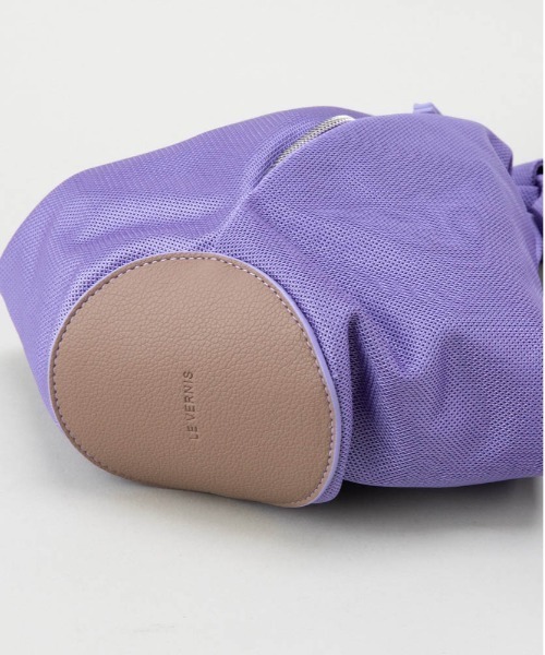 LE VERNIS（ル・ベルニ）の「LE VERNIS(ル・ベルニ)メッシュラップバッグ（ハンドバッグ・レディース・イエロー/パープル/ブラック/ベージュ・FREE）」の12枚目の写真