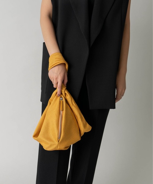 LE VERNIS（ル・ベルニ）の「LE VERNIS(ル・ベルニ)メッシュラップバッグ（ハンドバッグ・レディース・イエロー/パープル/ブラック/ベージュ・FREE）」の20枚目の写真