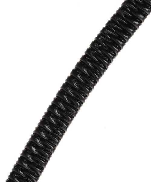 INGNI（イング）の「パール／バックルゴムベルト（ベルト・レディース・ブラック/アイボリー・ONE SIZE）」の4枚目の写真