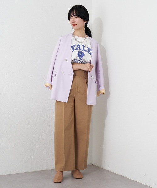 SHENERY（シーナリー）の「ベルト付きチノパンツ（チノパンツ・レディース・ベージュ/パープル・36/38）」の17枚目の写真