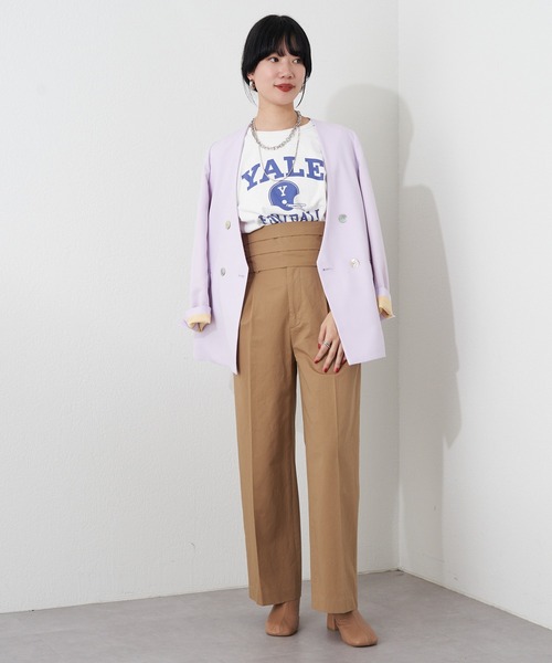 SHENERY（シーナリー）の「ベルト付きチノパンツ（チノパンツ・レディース・ベージュ/パープル・36/38）」の14枚目の写真