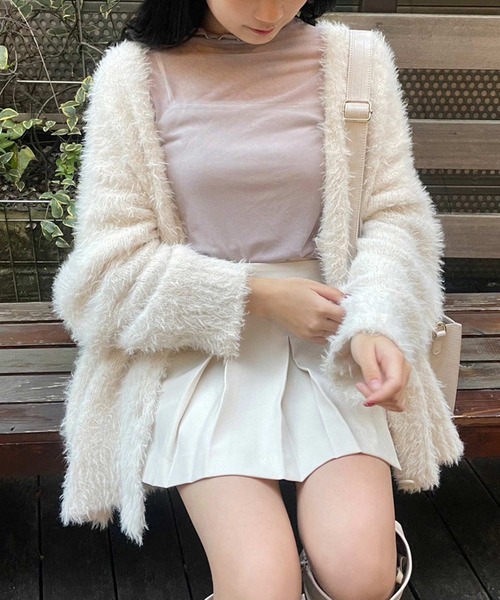 one after another NICE CLAUP（ワンアフターアナザーナイスクラップ）の「プリーツショートスカパン　2023SS（その他パンツ・レディース・ブラック/アイボリー/ブラック系その他・FREE）」の22枚目の写真