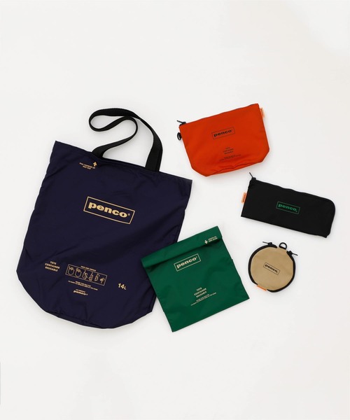 PENCO（ペンコ）の「penco ペンコ フラットペンケース フラットポーチ スクエア 筆箱（ステーショナリー・メンズ・ネイビー/オレンジ/ベージュ/ブラック/ダークグリーン・FREE）」の22枚目の写真