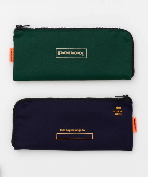PENCO（ペンコ）の「penco ペンコ フラットペンケース フラットポーチ スクエア 筆箱（ステーショナリー・メンズ・ネイビー/オレンジ/ベージュ/ブラック/ダークグリーン・FREE）」の7枚目の写真