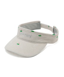 JUN&ROPE'（ジュンアンドロペ）の「【撥水】【吸水速乾】シアサッカー柄バイザー（サンバイザー）」