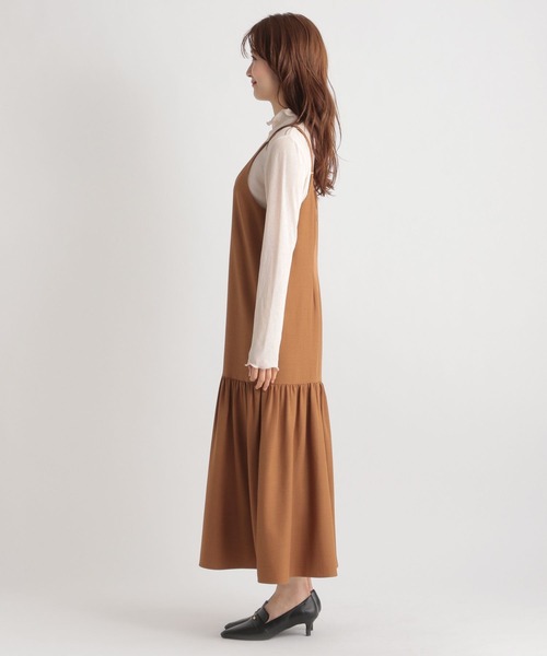 Andemiu(アンデミュウ)の「【金城ゆきさんコラボ】キャミワンピース×インナー2P187745(ワンピース・レディース・ブラック/ベージュ/グレー・FREE)」の11枚目の写真