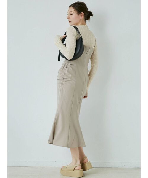 LAGUNAMOON（ラグナムーン）の「ストレッチチュールトップス（Tシャツ/カットソー・レディース・アイボリー/ブラック・FREE）」の13枚目の写真