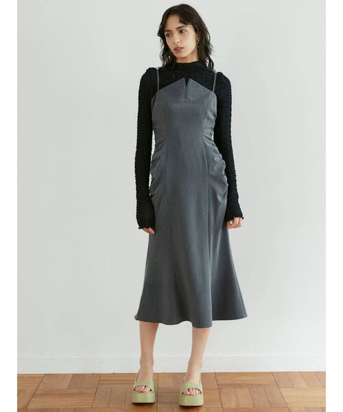 LAGUNAMOON（ラグナムーン）の「ストレッチチュールトップス（Tシャツ/カットソー・レディース・アイボリー/ブラック・FREE）」の16枚目の写真