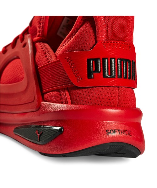 PUMA（プーマ）の「PUMA プーマ ユニセックス ソフトライド エンゾ エヴォ ランニングシューズ（スニーカー・メンズ・レッド/ブラック×グレー・22.0cm/22.5cm/23.0cm/23.5cm/24.0cm/24.5cm/25.0cm/25.5cm/26.0cm/26.5cm/27.0cm/27.5cm/28.0cm/28.5cm/29.0cm/29.5cm/30.0cm）」の12枚目の写真