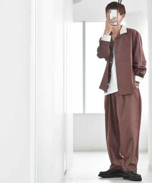 TRワイドテーパードパンツ（その他パンツ）｜Anytime Songs（エニータイムソングス）