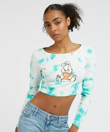 Guess | GUESS X BRANDALISED(R) WITH GRAFFITI BY BANKSY L/S Bunny Rib Top(その他トップス)