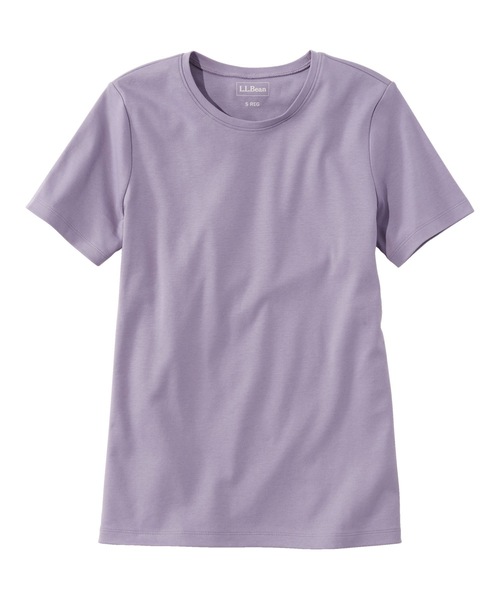 L.L.Bean(エルエルビーン)の「エル・エル・ビーン・ティ、半袖 クルーネック 米国フィット・レギュラー(Tシャツ/カットソー・レディース・ラベンダー/ホワイト/ピンク/ブルー/ブラック/ネイビー/パープル系・SMALL/MEDIUM/LARGE/X-SMALL)」の5枚目の写真