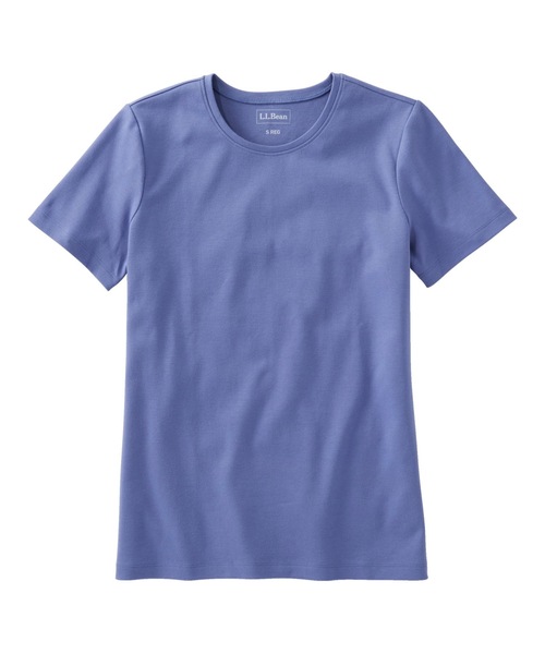 L.L.Bean(エルエルビーン)の「エル・エル・ビーン・ティ、半袖 クルーネック 米国フィット・レギュラー(Tシャツ/カットソー・レディース・ラベンダー/ホワイト/ピンク/ブルー/ブラック/ネイビー/パープル系・SMALL/MEDIUM/LARGE/X-SMALL)」の4枚目の写真