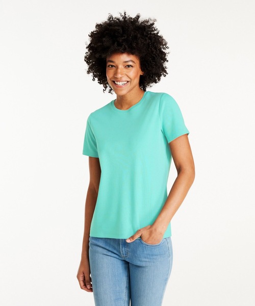 L.L.Bean(エルエルビーン)の「エル・エル・ビーン・ティ、半袖 クルーネック 米国フィット・レギュラー(Tシャツ/カットソー・レディース・ラベンダー/ホワイト/ピンク/ブルー/ブラック/ネイビー/パープル系・SMALL/MEDIUM/LARGE/X-SMALL)」の22枚目の写真