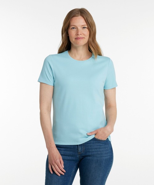 L.L.Bean(エルエルビーン)の「エル・エル・ビーン・ティ、半袖 クルーネック 米国フィット・レギュラー(Tシャツ/カットソー・レディース・ラベンダー/ホワイト/ピンク/ブルー/ブラック/ネイビー/パープル系・SMALL/MEDIUM/LARGE/X-SMALL)」の11枚目の写真