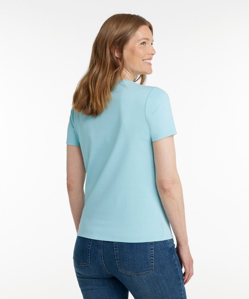 L.L.Bean(エルエルビーン)の「エル・エル・ビーン・ティ、半袖 クルーネック 米国フィット・レギュラー(Tシャツ/カットソー・レディース・ラベンダー/ホワイト/ピンク/ブルー/ブラック/ネイビー/パープル系・SMALL/MEDIUM/LARGE/X-SMALL)」の12枚目の写真