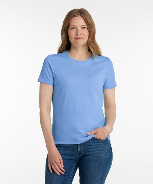 L.L.Bean(エルエルビーン)の「エル・エル・ビーン・ティ、半袖 クルーネック 米国フィット・レギュラー(Tシャツ/カットソー・レディース・ラベンダー/ホワイト/ピンク/ブルー/ブラック/ネイビー/パープル系・SMALL/MEDIUM/LARGE/X-SMALL)」の13枚目の写真