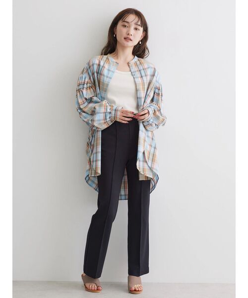 AMERICAN HOLIC(アメリカンホリック)の「Daily!テレコタンクトップ1(インナーウェア/肌着・レディース・アイボリー/ブラック/ブラウン・M/L)」の13枚目の写真