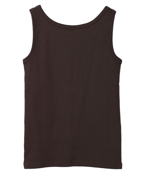 AMERICAN HOLIC(アメリカンホリック)の「Daily!テレコタンクトップ1(インナーウェア/肌着・レディース・アイボリー/ブラック/ブラウン・M/L)」の20枚目の写真