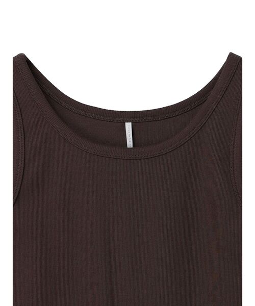 AMERICAN HOLIC(アメリカンホリック)の「Daily!テレコタンクトップ1(インナーウェア/肌着・レディース・アイボリー/ブラック/ブラウン・M/L)」の21枚目の写真