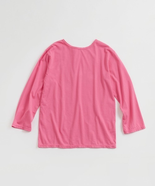 THE SHINZONE（ザ　シンゾーン）の「THE SHINZONE COLOR LONG TEE 22MMSCU01（Tシャツ/カットソー・レディース・ピンク/ライトグリーン/ブルー・FREE）」の6枚目の写真