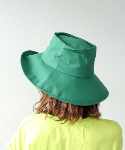 Three Four Time（ｽﾘｰﾌｫｰﾀｲﾑ）の「ポークパイハット（ハット・レディース・グリーン/ブラック/ベージュ・FREE）」の5枚目の写真