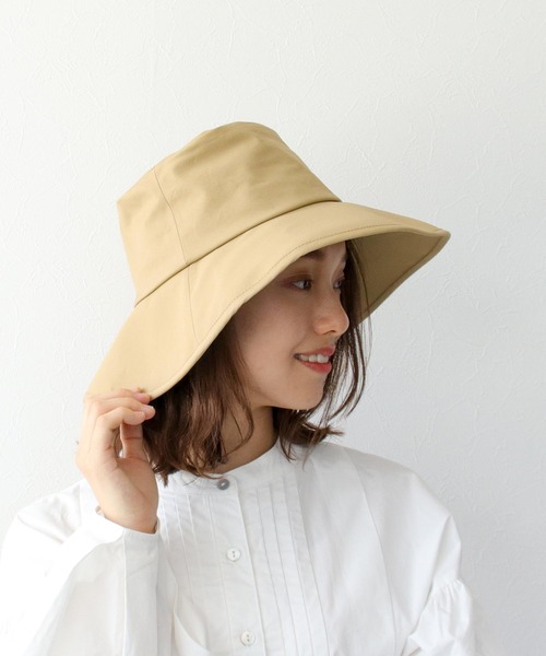 Three Four Time（ｽﾘｰﾌｫｰﾀｲﾑ）の「ポークパイハット（ハット・レディース・グリーン/ブラック/ベージュ・FREE）」の6枚目の写真