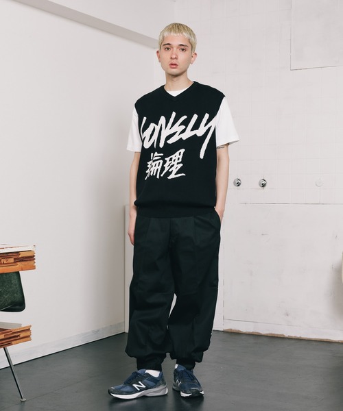 LONELY/論理（ロンリー）の「LONELY(論理)/ロンリー TOBI PANTS パンツ（スラックス・メンズ・ブラック・L/XL/M）」の19枚目の写真