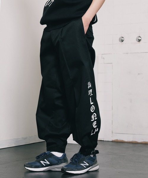 LONELY/論理（ロンリー）の「LONELY(論理)/ロンリー TOBI PANTS パンツ（スラックス・メンズ・ブラック・L/XL/M）」の6枚目の写真