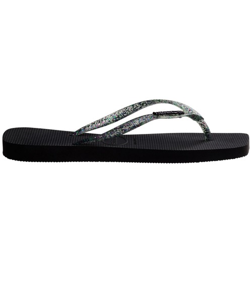 havaianas（ハワイアナス）の「havaianas (ハワイアナス) / Slim Square Logo Metallic サンダル ラバービーチサンダル（サンダル・レディース・ピンク系/ブラック/ゴールド系/カーキ/オリーブ/レッド系/ゴールド系1/ブラック系/パープル系その他・22/23/24.5/25.5）」の11枚目の写真