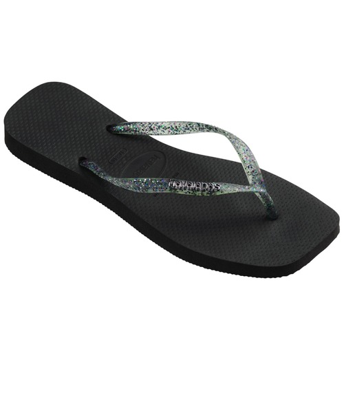 havaianas（ハワイアナス）の「havaianas (ハワイアナス) / Slim Square Logo Metallic サンダル ラバービーチサンダル（サンダル・レディース・ピンク系/ブラック/ゴールド系/カーキ/オリーブ/レッド系/ゴールド系1/ブラック系/パープル系その他・22/23/24.5/25.5）」の10枚目の写真