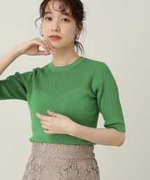 N.（N. Natural Beauty Basic） | ◆レーヨンコットン混ビスチェ風ニット(ニット/セーター)