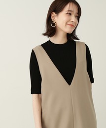 N.（N. Natural Beauty Basic） | ◆レーヨンコットン混ビスチェ風ニット(ニット/セーター)