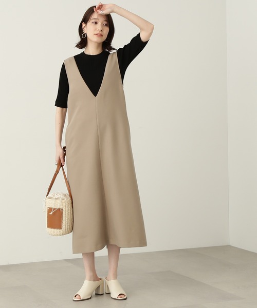 N.(N. Natural Beauty Basic)(エヌエヌナチュラルビューティーベーシック)の「◆レーヨンコットン混ビスチェ風ニット(ニット/セーター・レディース・オフホワイト/ブラック/ベージュ/グリーン/ピンク・MEDIUM)」の16枚目の写真