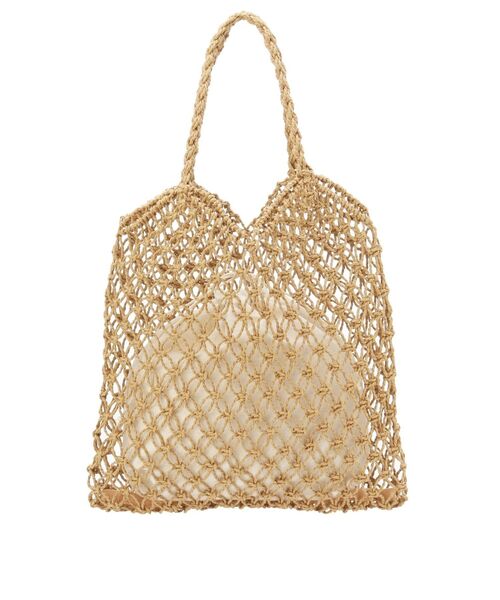 Ungrid(アングリッド)の「ペーパー編みハンドバッグ(ハンドバッグ・レディース・キャメル/オレンジ・FREE)」の12枚目の写真