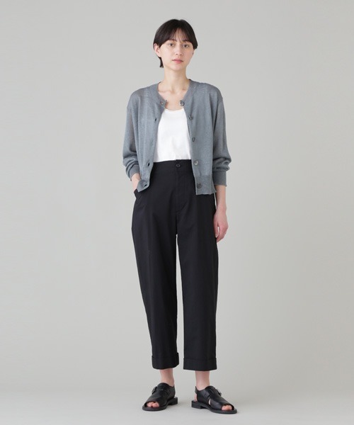 マーガレットハウエル、ボレロ丈カーディガン セール】TWISTED LINEN COTTON（カーディガン/ボレロ