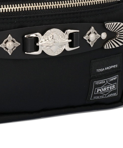 ショルダーバッグ TOGA x PORTER BELT BAG (Black) TOGA（トーガ）の「Belt bag TOGA x PORTER（ショルダーバッグ）」 - WEAR