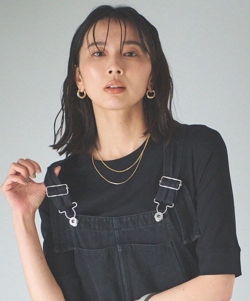 RIVE DROITE(リヴドロワ)の「マストで取り入れたい/ボリュームサークルピアス(ピアス(両耳用)・レディース・シルバー/ゴールド・FREE)」の1枚目の写真