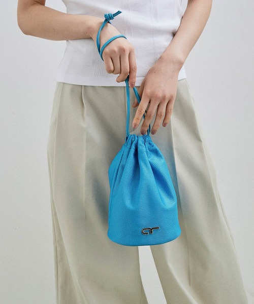 【美品】ADAM ET ROPE' メッシュ巾着ショルダーバッグ メッシュ巾着ショルダーバッグ | アダムエロペ(ADAM ET ROPE