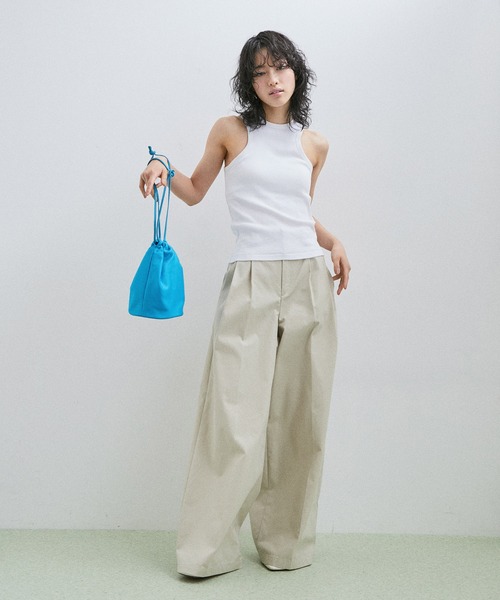 ADAM ET ROPE'(アダムエロペ)の「メッシュロゴ巾着(ショルダーバッグ・レディース・ブラック/シルバー/ブルー系その他4・FREE)」の16枚目の写真