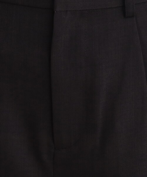 Cutie Blonde（キューティーブロンド）の「◆【落ち感きれいなワイドなシルエット】麻調ツイル ストレートパンツ（その他パンツ・レディース・ブラック/ライトベージュ・01/02/03）」の14枚目の写真