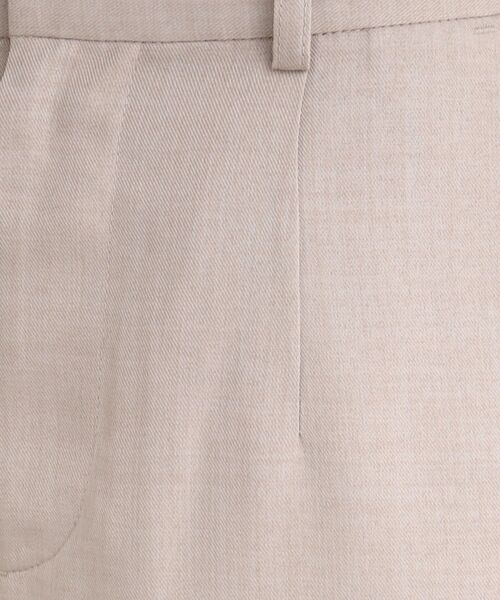 Cutie Blonde（キューティーブロンド）の「◆【落ち感きれいなワイドなシルエット】麻調ツイル ストレートパンツ（その他パンツ・レディース・ブラック/ライトベージュ・01/02/03）」の15枚目の写真