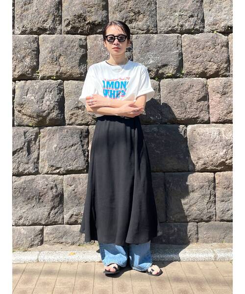 Ungrid(アングリッド)の「【WEB限定】ワッフルカットフレアワンピース(ワンピース・レディース・ブラック/ブルー/オフホワイト/ピンク・FREE)」の15枚目の写真