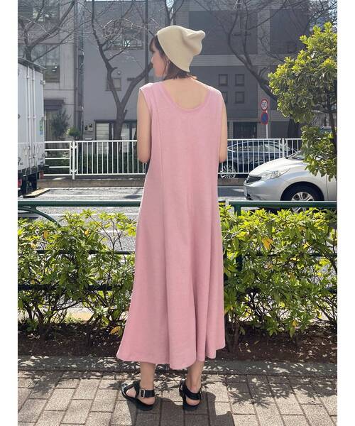 Ungrid(アングリッド)の「【WEB限定】ワッフルカットフレアワンピース(ワンピース・レディース・ブラック/ブルー/オフホワイト/ピンク・FREE)」の22枚目の写真