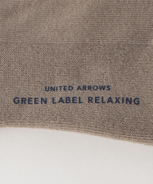 green label relaxing(グリーンレーベルリラクシング)の「GLR ルーズ ソックス(ソックス/靴下・メンズ・グレー/ホワイト/ベージュ/ダークグレー/ネイビー/ピンク/ライム/オレンジ/パープル/ダークブラウン・FREE)」の18枚目の写真