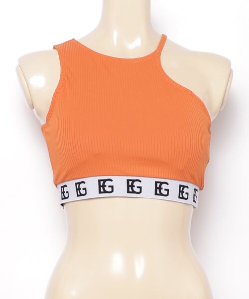 EGOIST（エゴイスト）の「EGOIST/エゴイスト  水陸両用/ラインテープ柄/無地/フィットネスブラトップ/セットアップ対応  34118（水着・レディース・ブラック/パープル/オレンジ・9号/11号）」の10枚目の写真