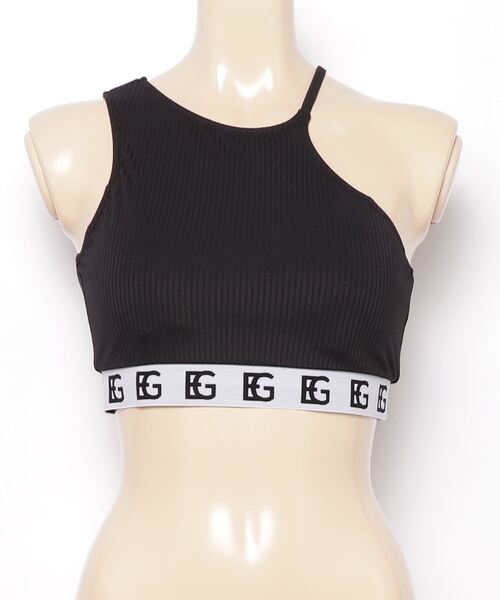 EGOIST（エゴイスト）の「EGOIST/エゴイスト  水陸両用/ラインテープ柄/無地/フィットネスブラトップ/セットアップ対応  34118（水着・レディース・ブラック/パープル/オレンジ・9号/11号）」の11枚目の写真