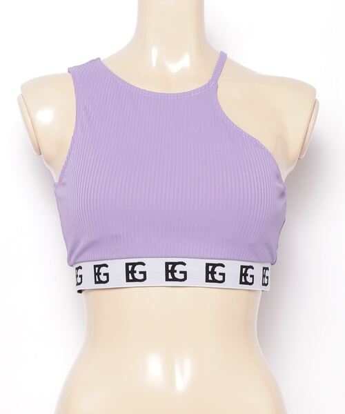 EGOIST（エゴイスト）の「EGOIST/エゴイスト  水陸両用/ラインテープ柄/無地/フィットネスブラトップ/セットアップ対応  34118（水着・レディース・ブラック/パープル/オレンジ・9号/11号）」の9枚目の写真