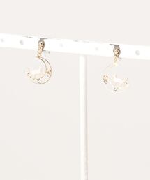 spick and span Lilas 三日月 フープ ピアス　シルバー WEB限定》【SAMH by LILAS】ケシパールフープピアス SV(両耳
